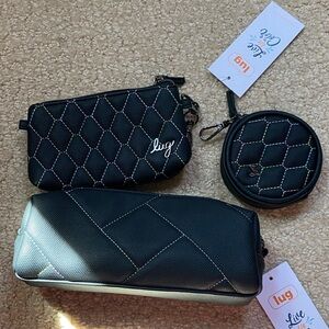 Lug Black Matte Luxe Set-Black Ice Pop Stitch